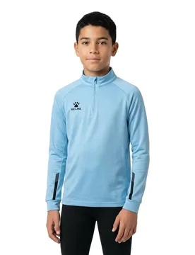 Sweat à Demi-zip Thunder Sky Blue 6 Années Garçon - Kelme - FashionsVida