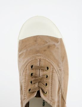Zapatilla De Lona Beige Lavado - , 40