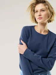 Thermoshirt Premium, noch offen: Größenlauf, Farbe Blau, 38, weich und warm hautsympathische Modalmischung Damen