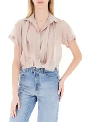 Blusa velata ROSA ANTICO L