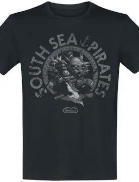 Gaming T-Shirt - South Sea Pirates - S bis XXL - für Männer - Größe S - schwarz - Männer - male - World of Warcraft - FashionsVida