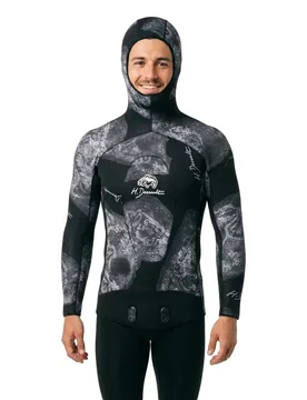 H.dessault By C Giacca Da Pesca Subacquea Black Side 7 Mm - H.dessault By C4 - FashionsVida