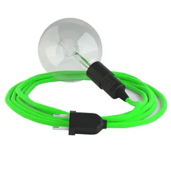 Cables Suspension Luminaire Rf06 5 M Neon Green / Black One Size