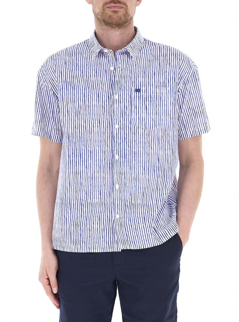 Camicia maniche corte BLU S