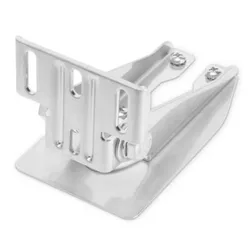 Heavy Duty Transom Mount With Spray Sheild White One Size unisex