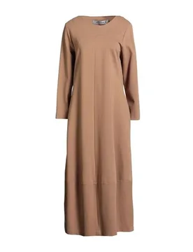Midi-Kleid Damen Kamel 36 Damen - SHIRTAPORTER - FashionsVida
