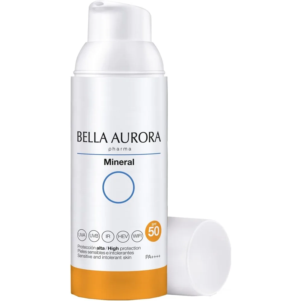 Fotoprotector Mineral SPF50, 50 ml - Bella Aurora - FashionsVida