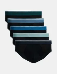 Pk Pure Cotton Cool & Fresh™ Briefs Black Mix male