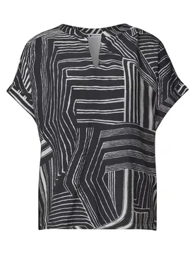 LTD QR printed mat-mix shirt w female