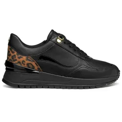 D Desya A Leather Womens Black Trainers - Size Uk 6