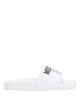 Moschino Ciabatte con stampa logo