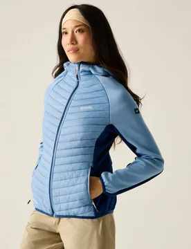 Andreson Stretch Water-Repellent Hybrid Quilted Jacket - Baby Blue - Size: 14 - Regatta - FashionsVida