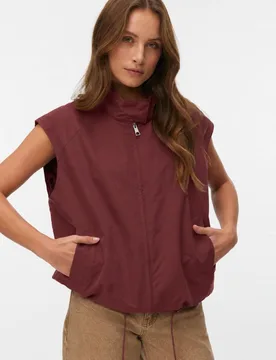 Chaleco corto de mujer ajustable - Vero Moda - FashionsVida