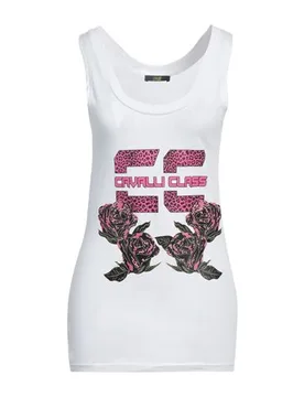 Top Damen Weiß L,M,S,XS Damen - Cavalli Class - FashionsVida