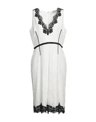 Midi-Kleid Damen Weiß 32 Damen