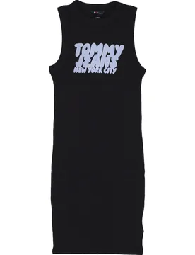 Vestito Donna W Bubble Tank Dress Black - Tommy hilfiger - FashionsVida