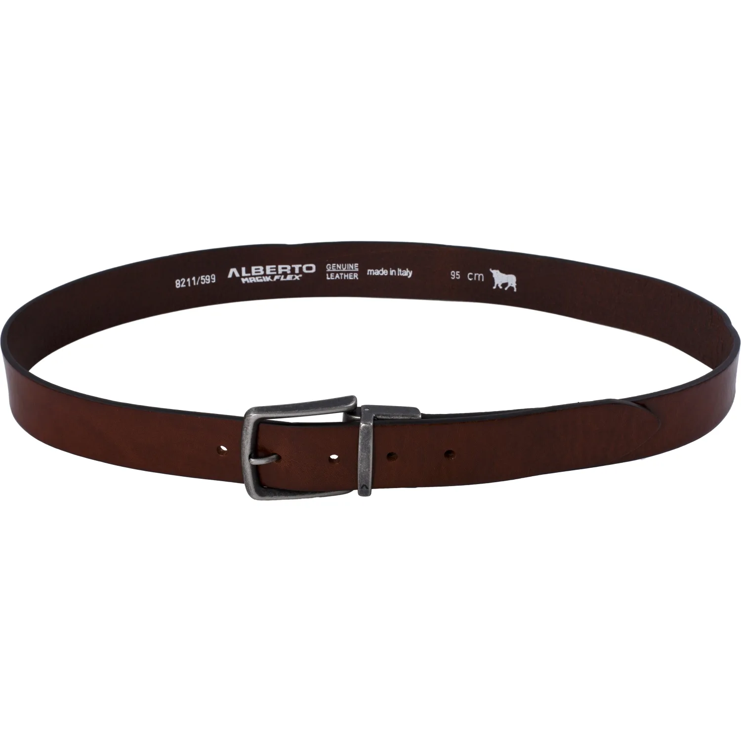 Gürtel Comfort, braun 110_cm - Alberto - FashionsVida
