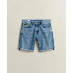 Pantalones cortos de hombre vaqueros con bolsillos