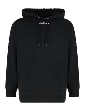 Hooded Cotton Sweatshirt with Logo