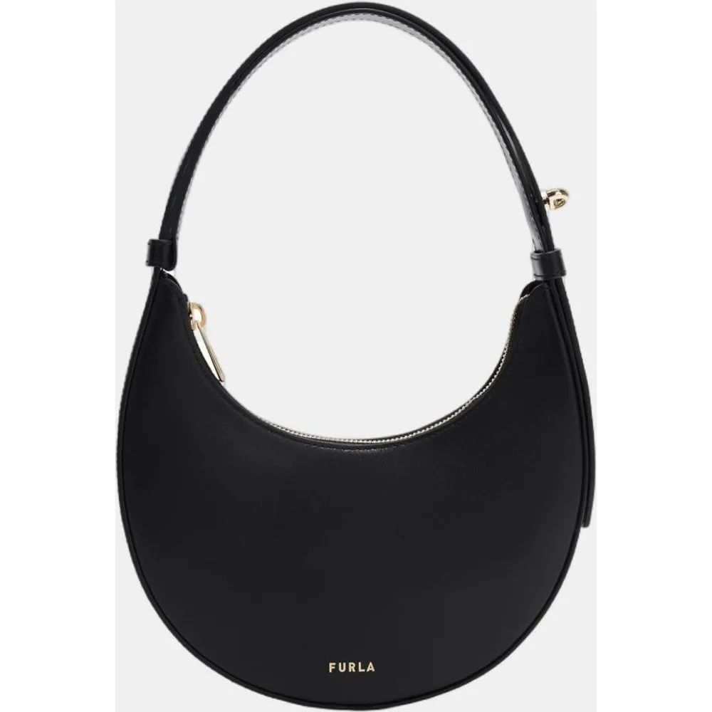 Hobo pequeño de piel con forma de media luna - Furla - FashionsVida