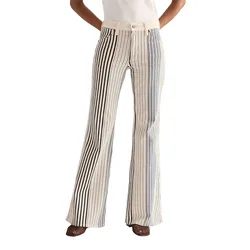 Jean 112378292 Flare Fit Multi Blue Stripe 30