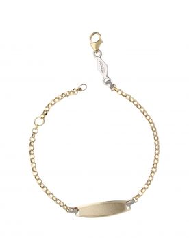 Bracciale Bimbi Oro Bianco Giallo GL101601