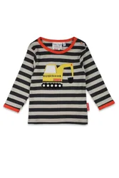 Kids 100% Cotton Digger Applique T-shirt