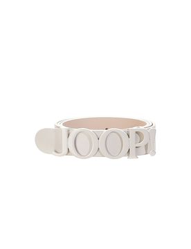 Joop Cinturón de cuero crema 80
