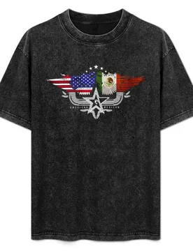 Mexican American Flag USA Mexico T-Shirt Gym Exercise Short Sleeve T-Shirt - Aliexpress - FashionsVida