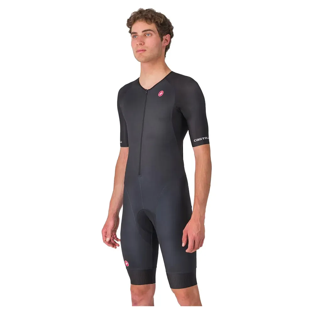 Trisuit A Maniche Corte Core Black XL - Castelli - FashionsVida