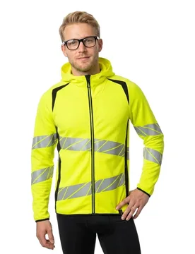 Sweat-shirt à Zip Accelerate Safe 19284 Hi-Vis Yellow / Dark Navy 2XL - MASCOT - FashionsVida