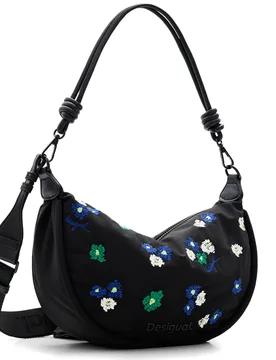 Flor Flannel Borsa a tracolla 23WAXY15 2000 NERO - Desigual - FashionsVida