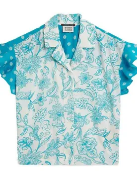Camicia A Maniche Corte 182067 Lucky Bandana Eggnog 8 Anni