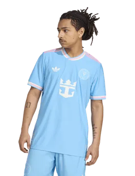 Authentic Miami Men Jerseys/Replicas - Blue - Size XXL - Poly Mesh - Blue - Size: 2X-Large - Adidas - FashionsVida