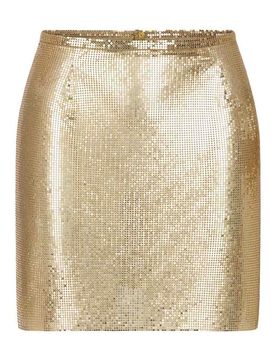Jupe Mini Mesh Printed Recto Verso