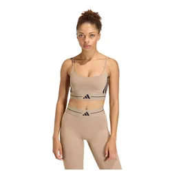 Soutien-gorge De Sport à Faible Impact Hyperglam 3 Stripes Chalky Brown L
