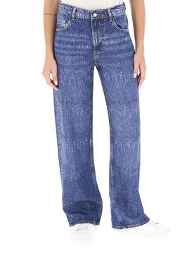 Jeans con strass BLU SCURO 25