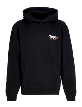 Felpa Cappuccio Uomo Royalty Hoodie X Tupac Black