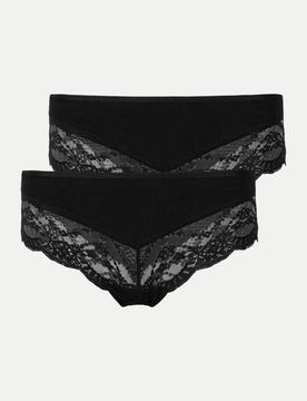 Snocks Hipster Lace Schwarz S