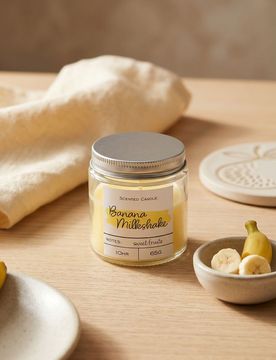 Candela profumata Banana Milkshake - giallo chiaro
