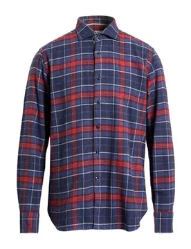 Hemd Herren Marineblau 39 Herren - TINTORIA MATTEI 954 - FashionsVida