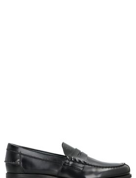 Tod's-Inspired Patent Leather Loafers with Embossed Monogram