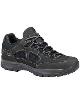 Chaussures de randonnée GORE-TEX® - Gritstone II GTX Asphalt/Black en Cuir - Taille 42 - Navy - Hanwag - FashionsVida