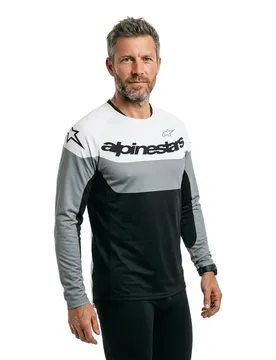 Bicycle Maglia Da Enduro A Maniche Lunghe A-dura Race Black