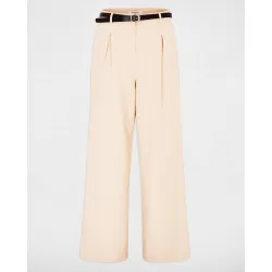 Pantalón de mujer ancho de tiro alto