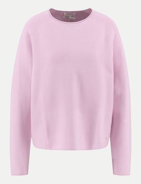 PULLOVER O-NECK FINE COTTON Rosa XXL