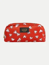 WOUF Make-Up Tasche Crush Rot