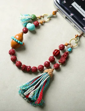 Woven Purple Gold Sand Money String Cinnabar Brave Dual Purpose Mobile Phone Chain Cultural Games Olive Kernel Gourd Pendant - Aliexpress - FashionsVida