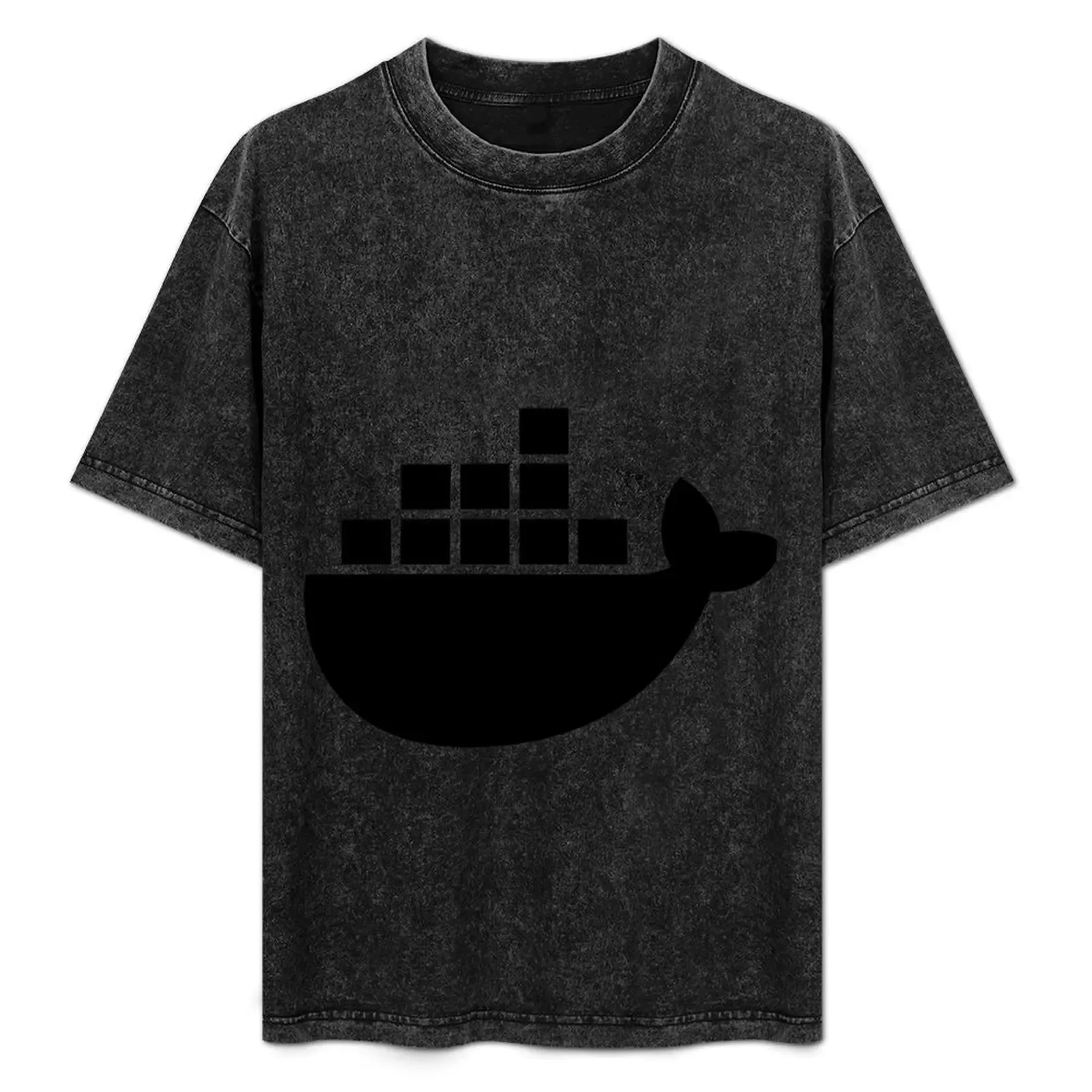 Docker Moby T-Shirt Work Daily Short Sleeve Top - Aliexpress - FashionsVida
