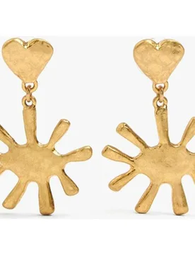 Pendientes con forma asimétrica en liso - Parfois - FashionsVida